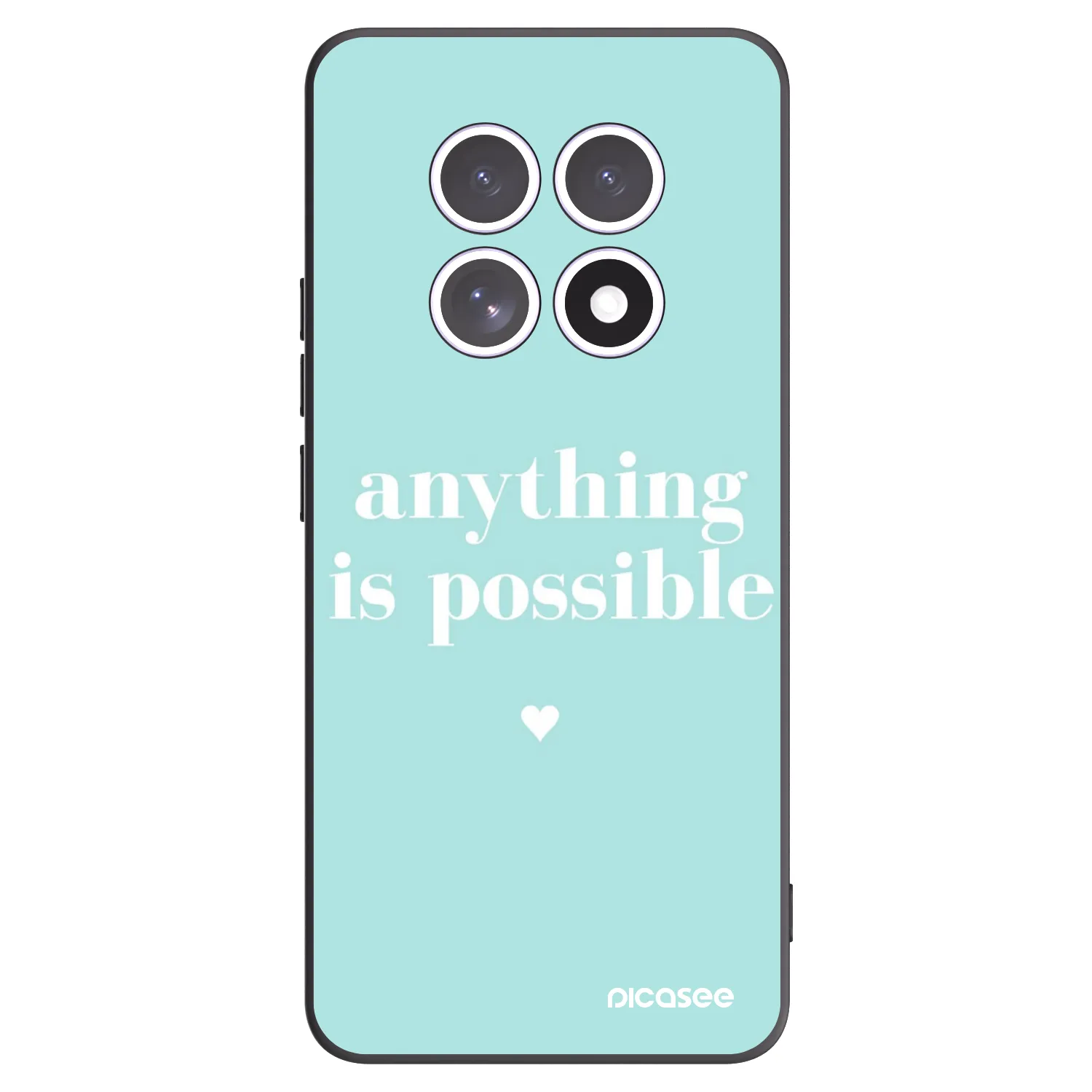 Picasee Xiaomi Redmi Note 15 5G Hülle - Schwarzes Silikon - Anything is possible