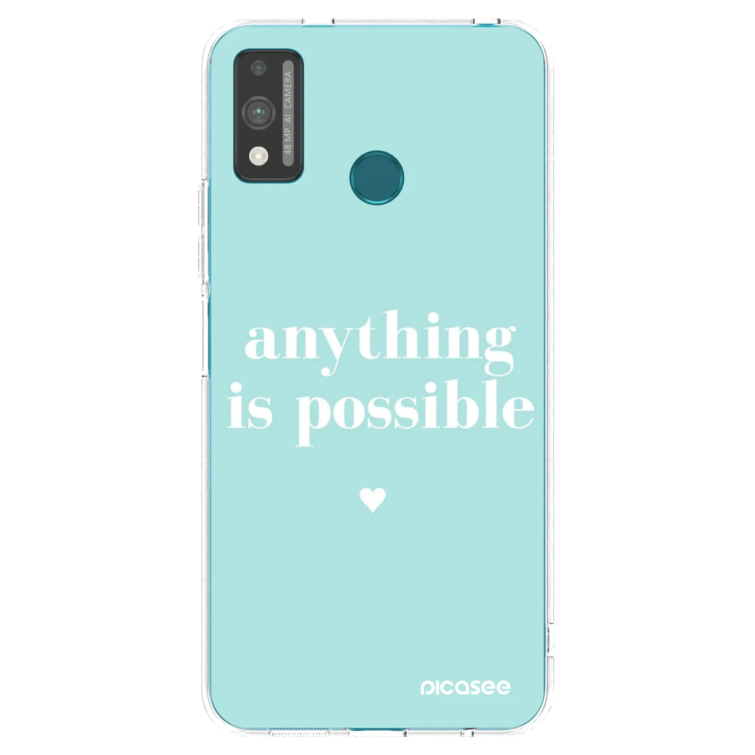 Picasee Honor 9X Lite Hülle - Transparentes Silikon - Anything is possible
