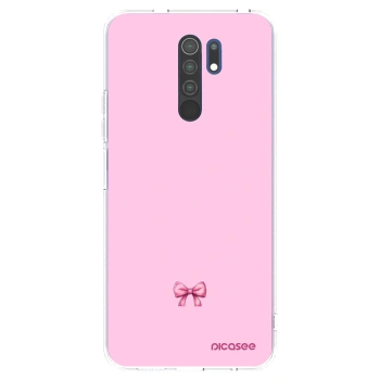 Picasee Xiaomi Redmi 9 Hülle - Transparentes Silikon - Blush bow