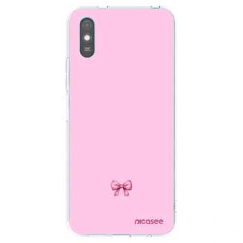 Picasee Xiaomi Redmi 9A Hülle - Transparentes Silikon - Blush bow