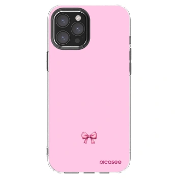 Picasee Apple iPhone 12 Pro Max Hülle - Transparentes Silikon - Blush bow