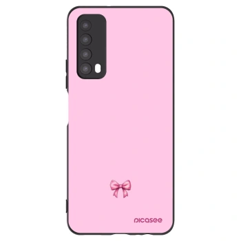 Picasee Huawei P Smart 2021 Hülle - Schwarzes Silikon - Blush bow