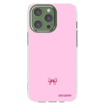Picasee Apple iPhone 13 Pro Hülle - Transparentes Silikon - Blush bow