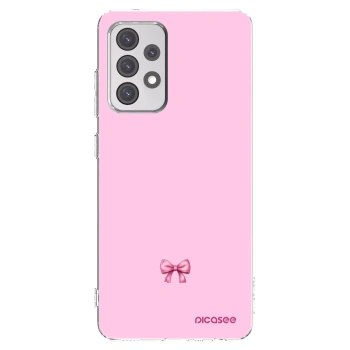 Picasee Samsung Galaxy A52s 5G A528B Hülle - Transparentes Silikon - Blush bow