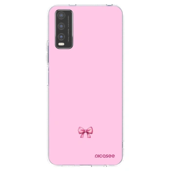 Picasee Vivo Y20s Hülle - Transparentes Silikon - Blush bow