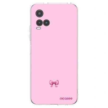 Picasee Vivo Y33s Hülle - Transparentes Silikon - Blush bow