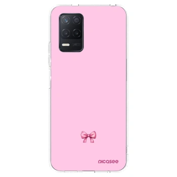 Picasee Realme 8 5G Hülle - Transparentes Silikon - Blush bow