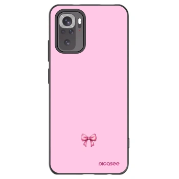 Picasee Xiaomi Redmi Note 11S 4G Hülle - Schwarzes Silikon - Blush bow