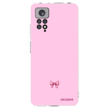 Picasee Xiaomi Redmi Note 11S 4G Hülle - Transparentes Silikon - Blush bow