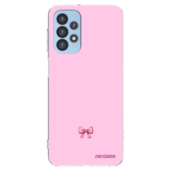 Picasee Samsung Galaxy A23 A235F 4G Hülle - Transparentes Silikon - Blush bow