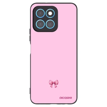 Picasee Honor X6 Hülle - Schwarzes Silikon - Blush bow