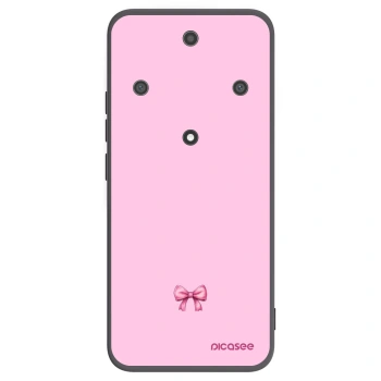 Picasee Honor Magic5 Lite 5G Hülle - Schwarzes Silikon - Blush bow