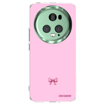 Picasee Honor Magic5 Pro Hülle - Transparentes Silikon - Blush bow