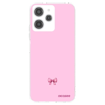 Picasee Xiaomi Redmi 12 4G Hülle - Transparentes Silikon - Blush bow