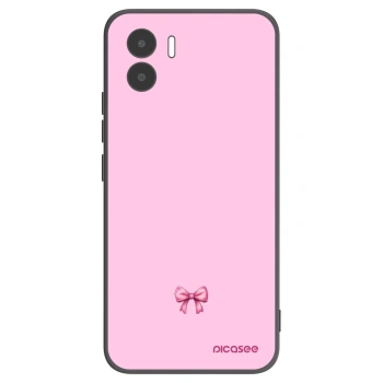 Picasee Xiaomi Redmi A2 Hülle - Schwarzes Silikon - Blush bow