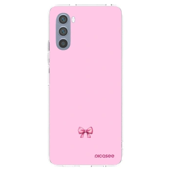 Picasee Motorola Moto G62 Hülle - Transparentes Silikon - Blush bow