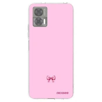 Picasee Motorola Edge 30 Neo Hülle - Transparentes Silikon - Blush bow