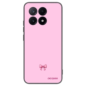 Picasee Xiaomi Poco X6 Pro Hülle - Schwarzes Silikon - Blush bow
