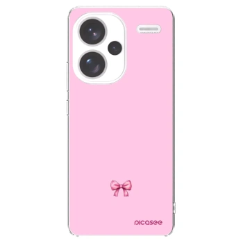Picasee Xiaomi Redmi Note 13 Pro+ 5G Hülle - Transparentes Silikon - Blush bow