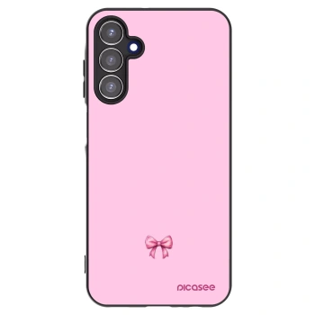Picasee Samsung Galaxy A15 A155F 4G Hülle - Schwarzes Silikon - Blush bow