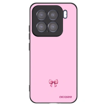 Picasee Xiaomi 15 Hülle - Schwarzes Silikon - Blush bow