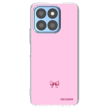 Picasee Honor X8c Hülle - Transparentes Silikon - Blush bow