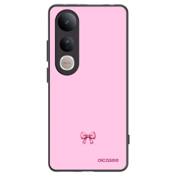 Picasee Vivo V50 Lite 5G Hülle - Schwarzes Silikon - Blush bow