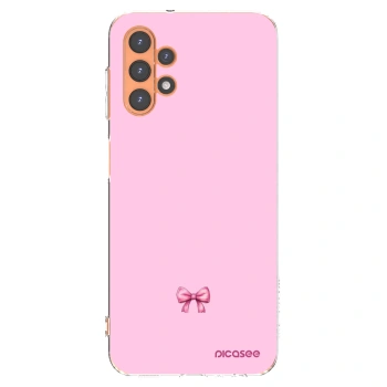 Picasee Samsung Galaxy A13 5G Hülle - Transparentes Silikon - Blush bow