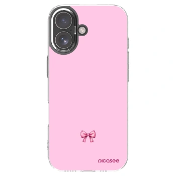Picasee Apple iPhone 17 Hülle - Transparentes Silikon - Blush bow