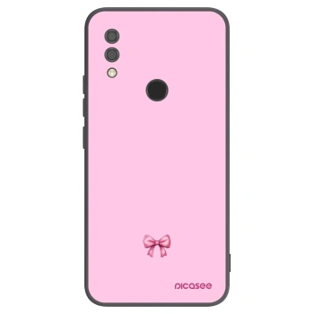 Picasee Xiaomi Redmi 7 Hülle - Schwarzes Silikon - Blush bow