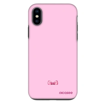 Hülle für Apple iPhone X/XS - Blush bow