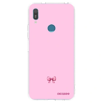 Picasee Huawei Y6 2019 Hülle - Transparentes Silikon - Blush bow