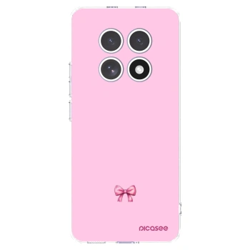 Picasee Xiaomi Redmi Note 15 4G Hülle - Transparentes Silikon - Blush bow