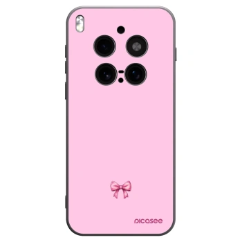 Picasee Vivo X300 Pro Hülle - Schwarzes Silikon - Blush bow