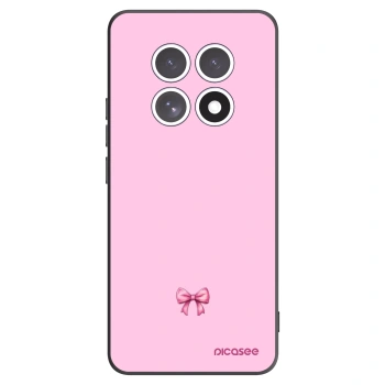 Picasee Xiaomi Redmi Note 15 5G Hülle - Schwarzes Silikon - Blush bow