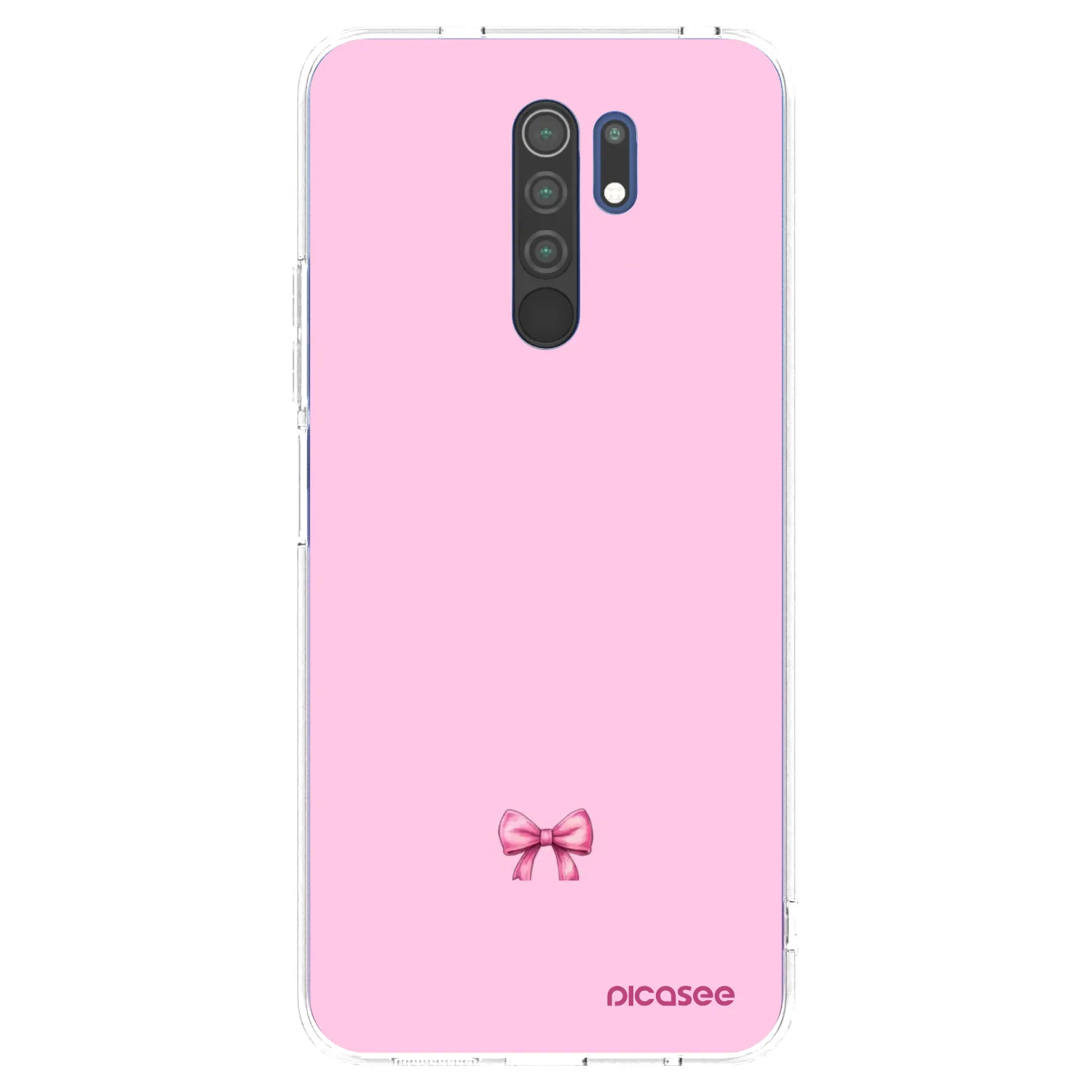 Picasee Xiaomi Redmi 9 Hülle - Transparentes Silikon - Blush bow