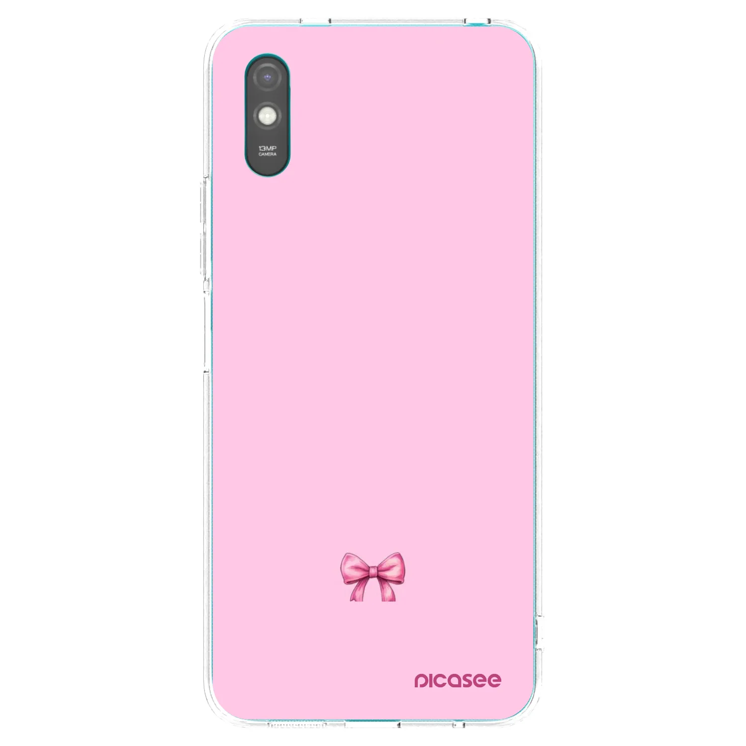 Picasee Xiaomi Redmi 9A Hülle - Transparentes Silikon - Blush bow