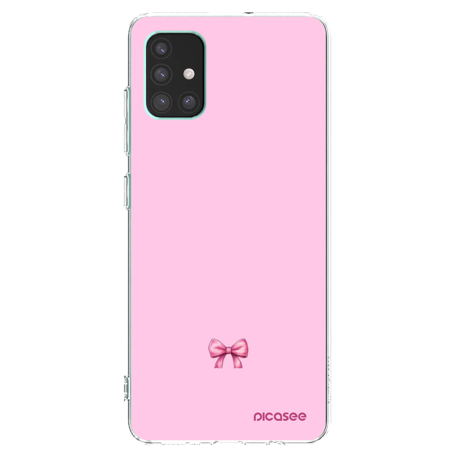 Picasee Samsung Galaxy M51 M515F Hülle - Transparentes Silikon - Blush bow