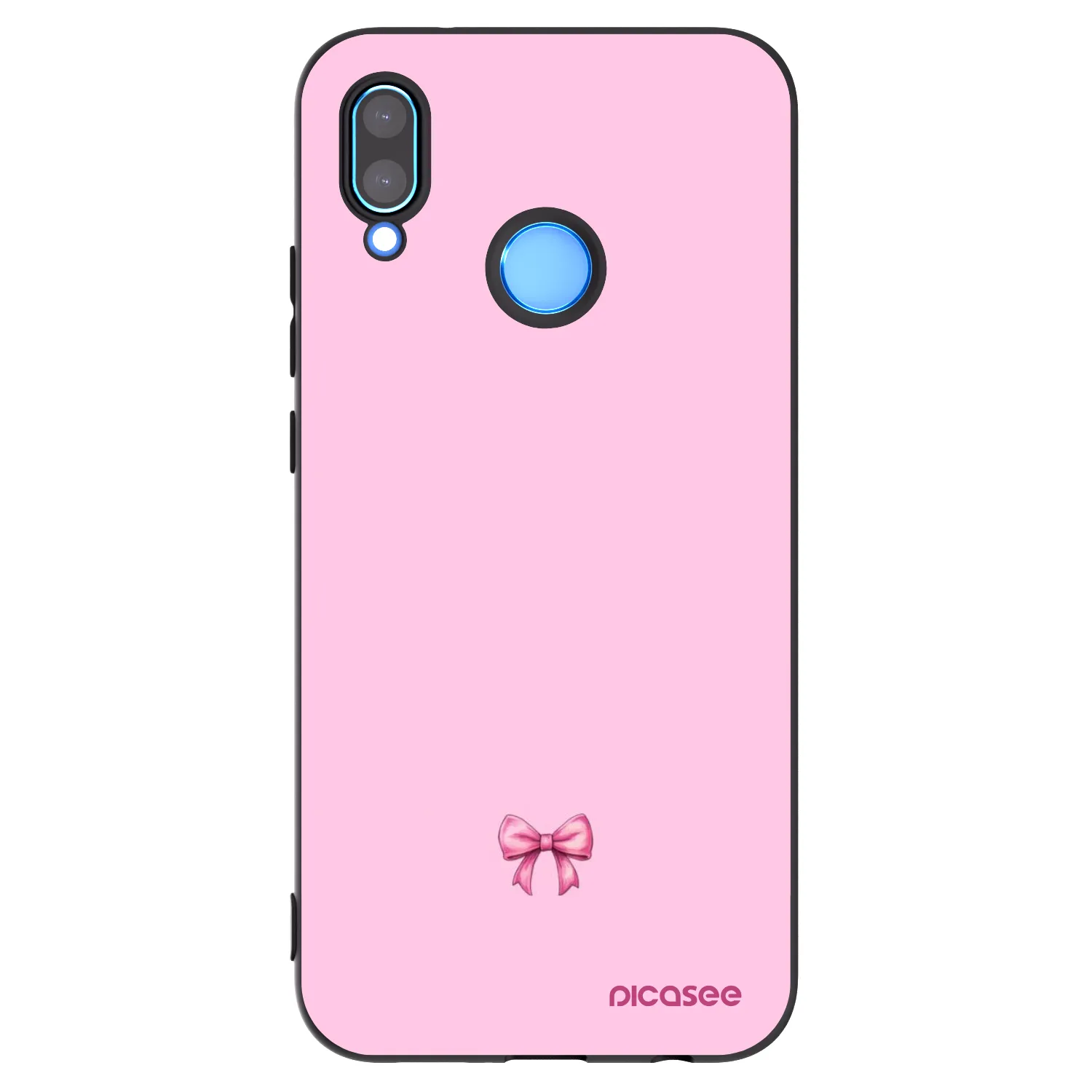 Picasee Huawei P20 Lite Hülle - Schwarzes Silikon - Blush bow