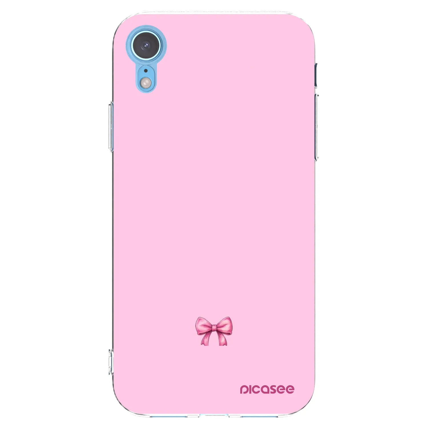 Picasee Apple iPhone XR Hülle - Transparentes Silikon - Blush bow