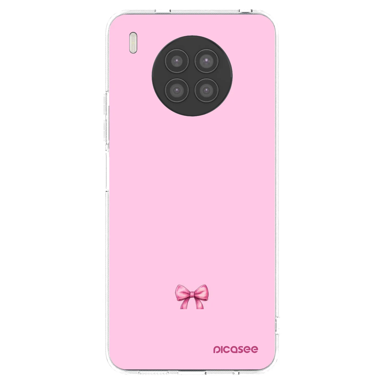 Picasee Huawei Nova 8i Hülle - Transparentes Silikon - Blush bow