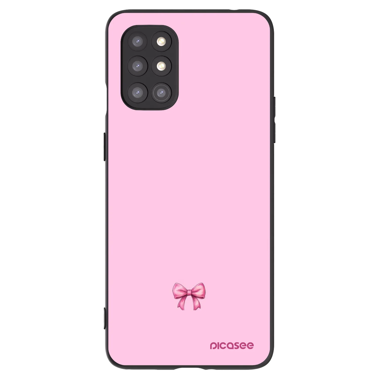 Picasee OnePlus 8T Hülle - Schwarzes Silikon - Blush bow