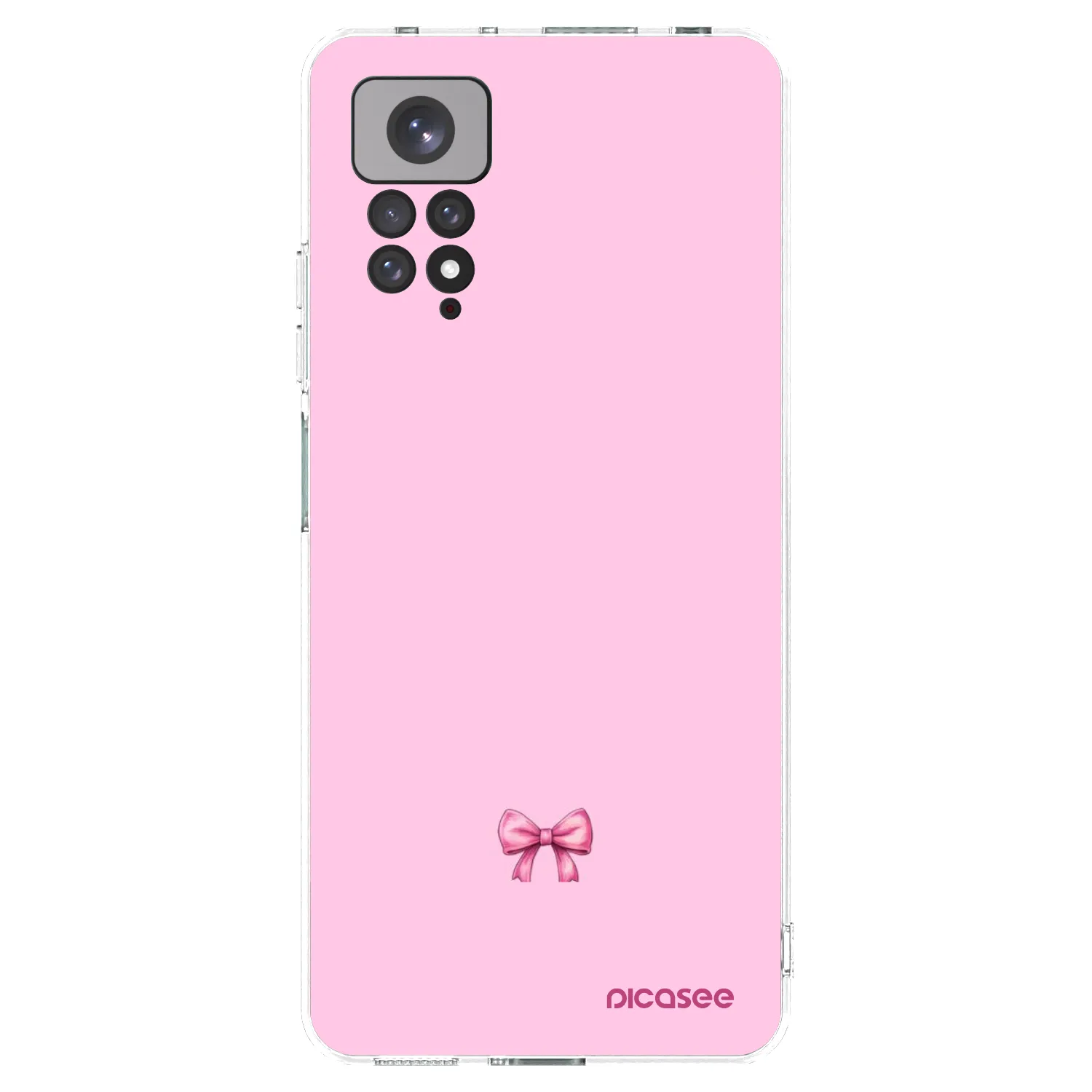 Picasee Xiaomi Redmi Note 11S 4G Hülle - Transparentes Silikon - Blush bow