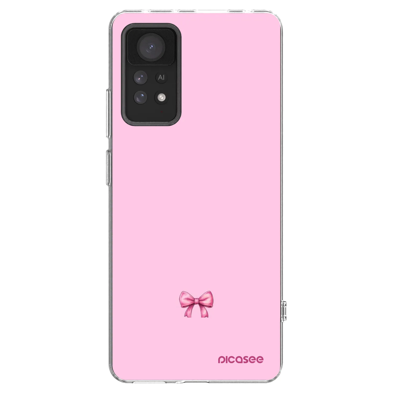 Picasee Xiaomi Redmi Note 11 Pro 5G Hülle - Transparentes Silikon - Blush bow
