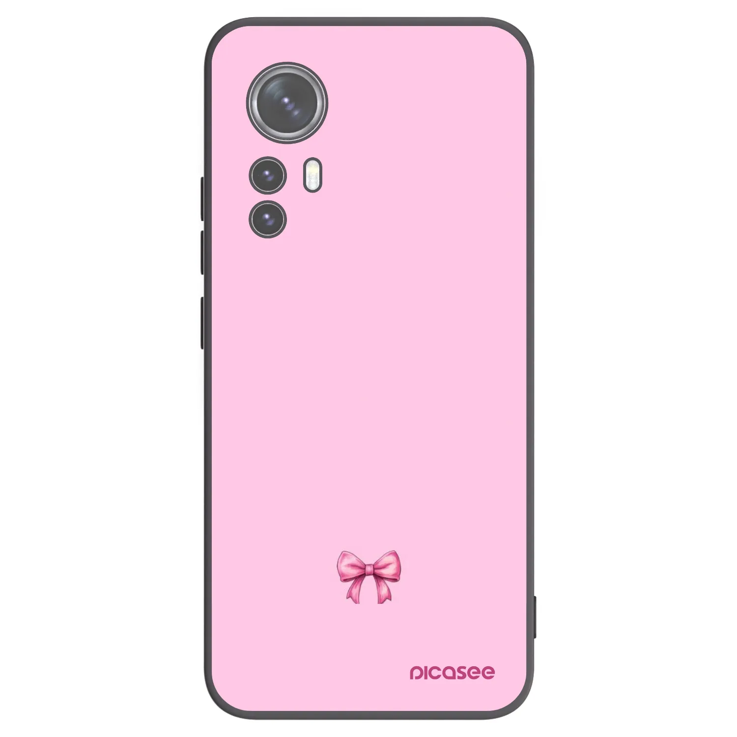 Picasee Xiaomi 12X Hülle - Schwarzes Silikon - Blush bow