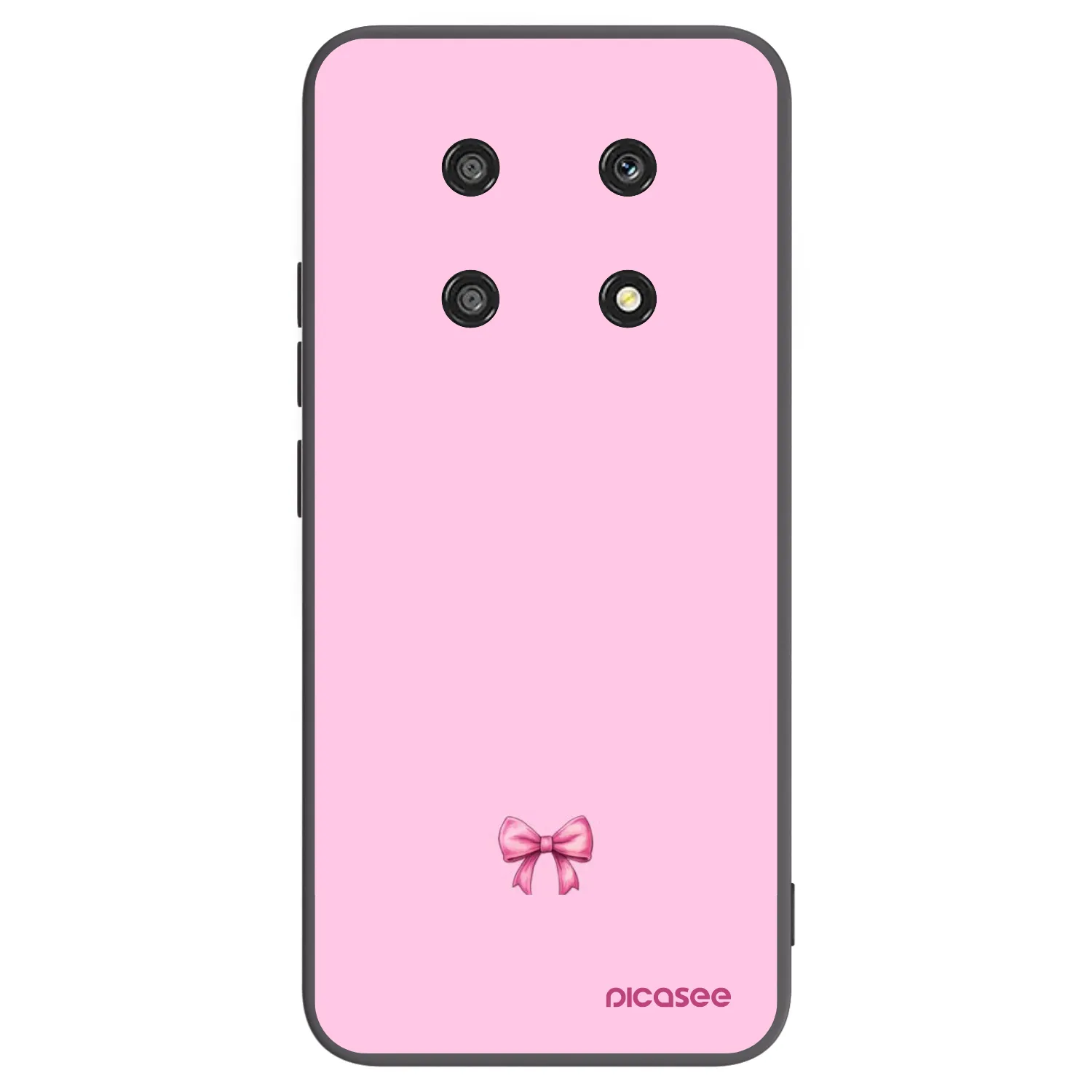 Picasee Honor Magic4 Lite 5G Hülle - Schwarzes Silikon - Blush bow
