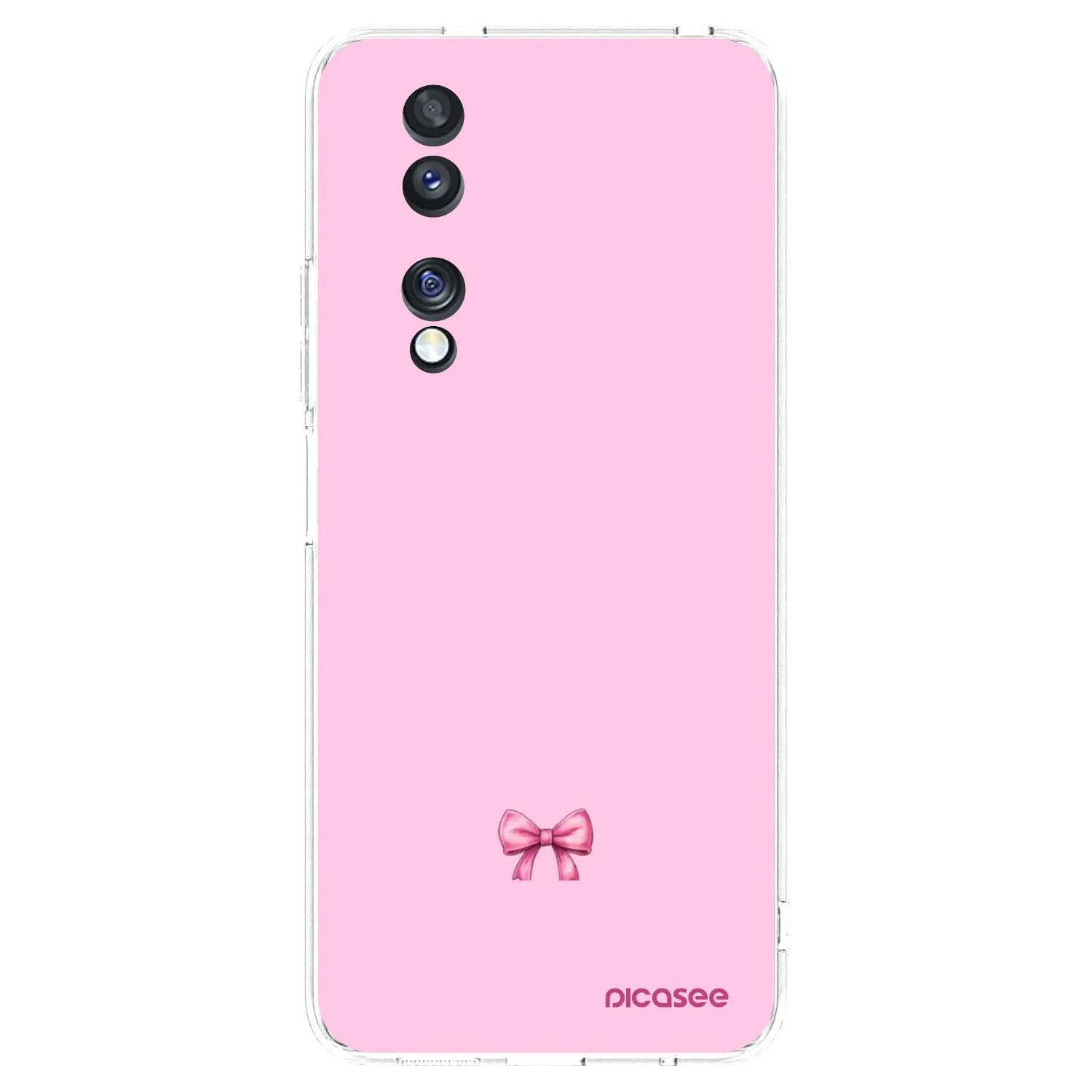 Picasee Honor 70 Hülle - Transparentes Silikon - Blush bow