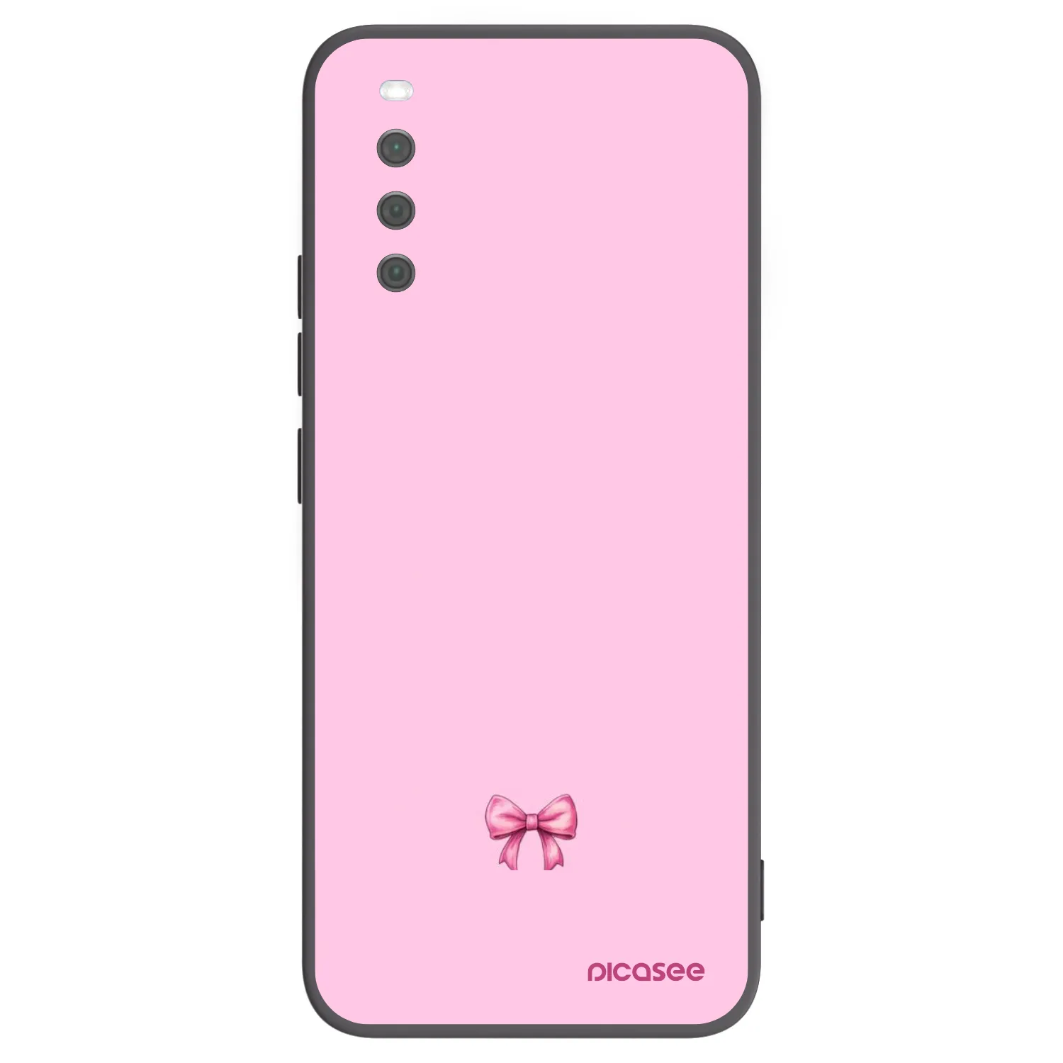 Picasee Sony Xperia 10 III Hülle - Schwarzes Silikon - Blush bow