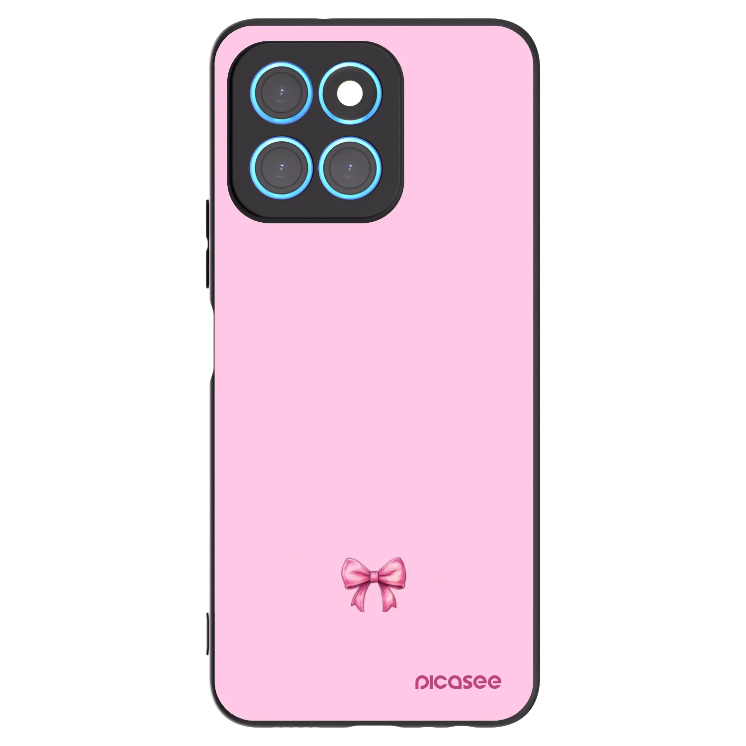 Picasee Honor X6 Hülle - Schwarzes Silikon - Blush bow