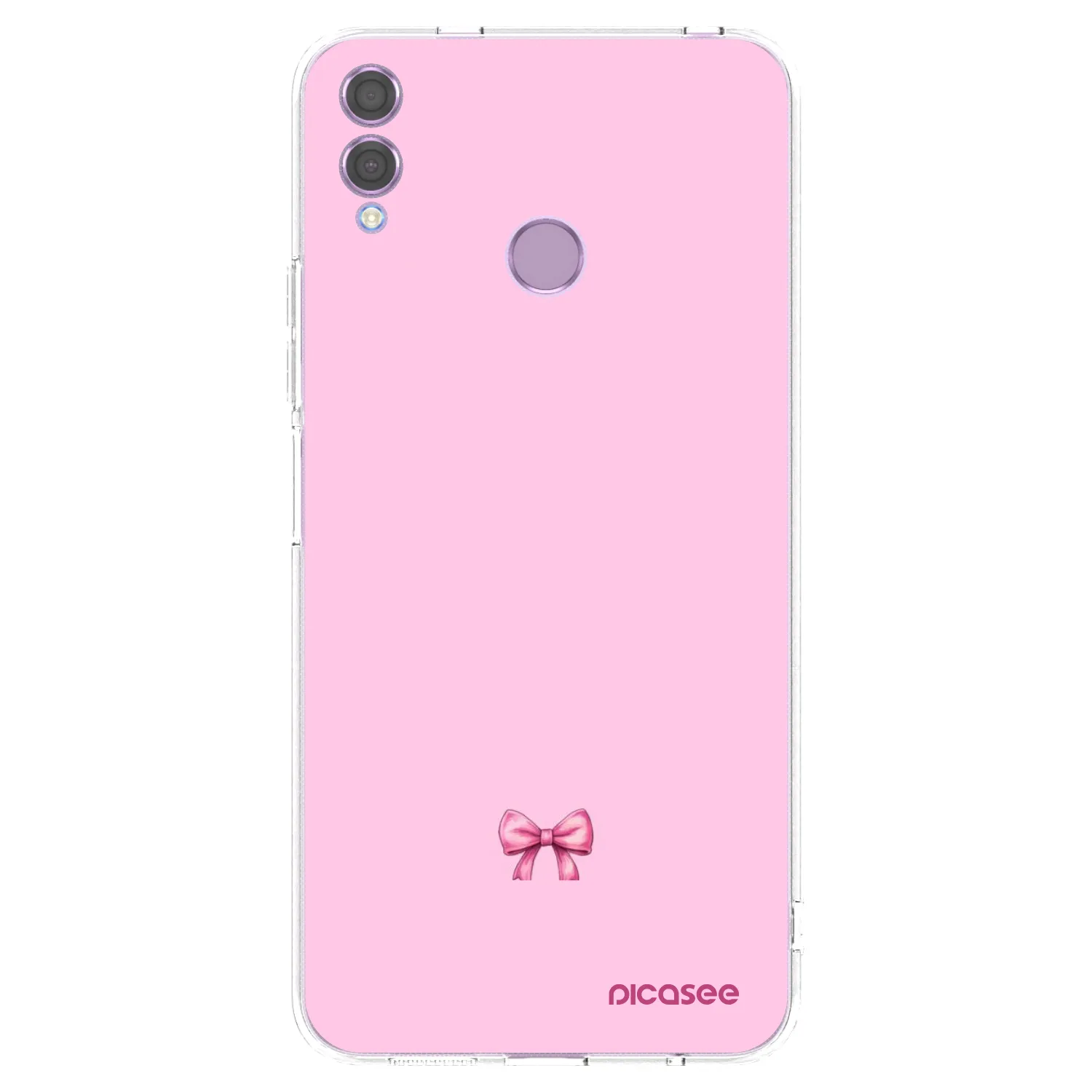 Picasee Honor 8X Hülle - Transparentes Silikon - Blush bow